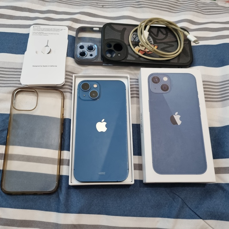 iphone 13 ex ibox 128gb resmi indonesia pa/a fullset bonus case ringke biru favorite no ipad 11 12 1