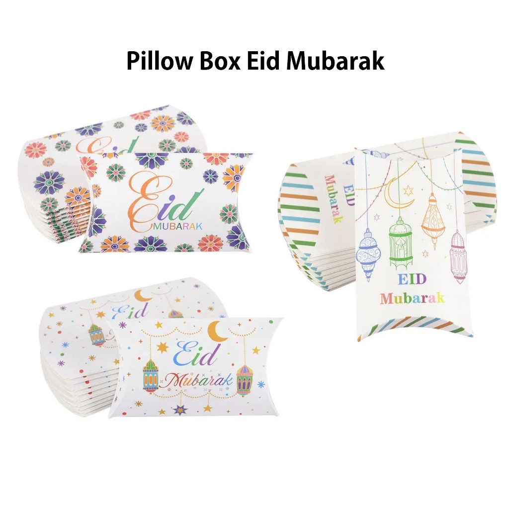 

Pillow gift box Eid Mubarak dus bantal souvenir lebaran idul fitri