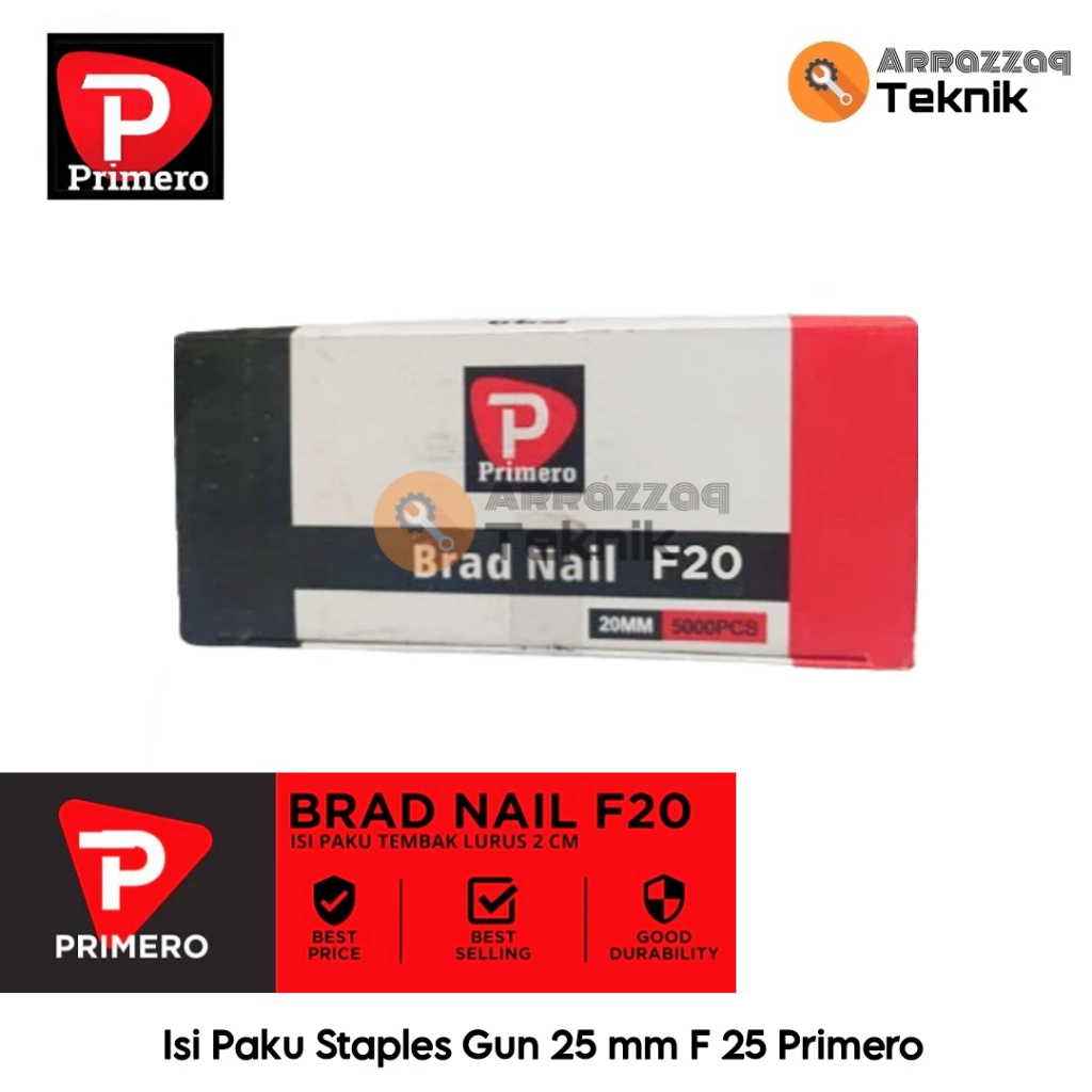 

Mata Paku I F25 Primero / Isi Paku Staples Gun / Mata Nailer 25mm F 25