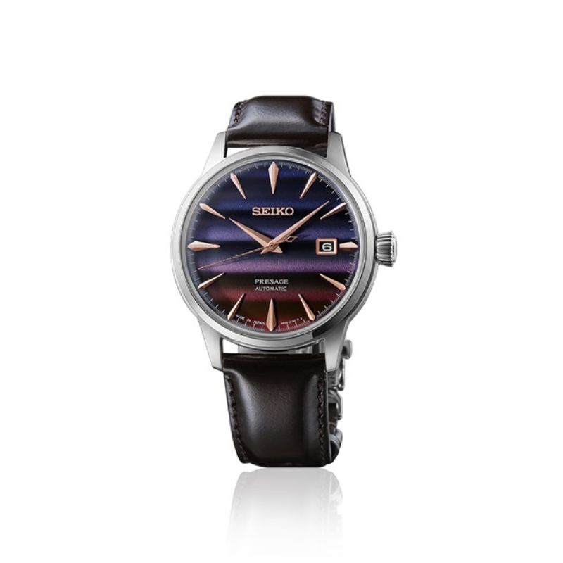 Jam Tangan Pria Seiko Presage SRPK75 Purple Sunset Original