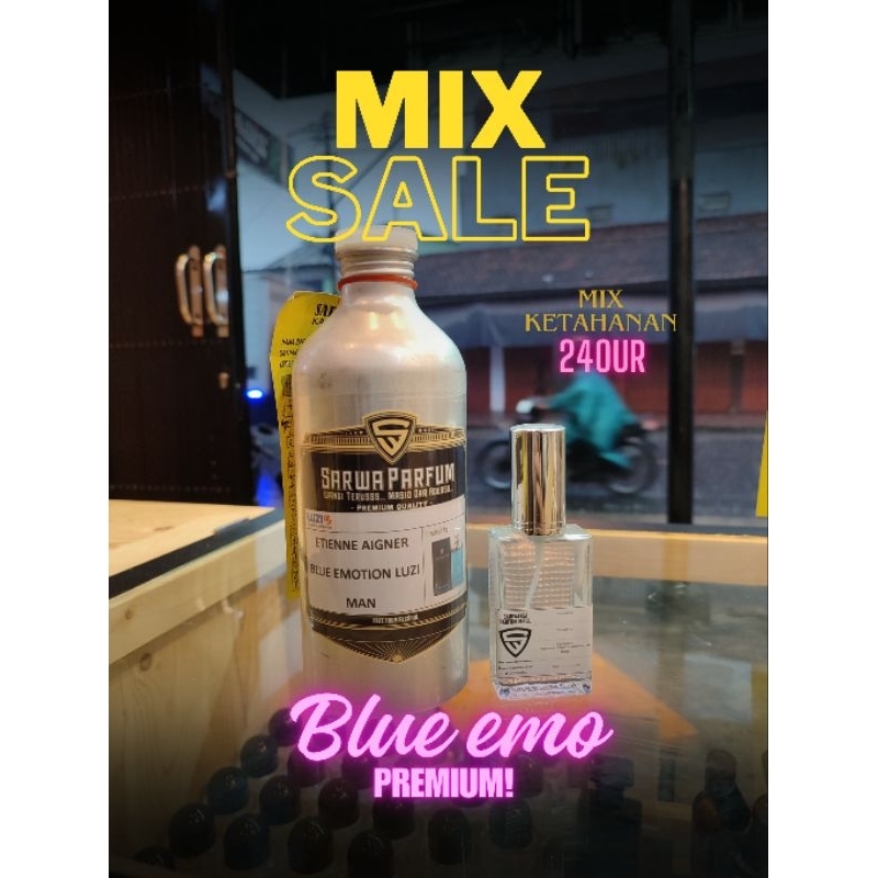 MIX PARFUM BLUE EMOTION (luzi)X (PILIH SENDIRI) BY SARWA