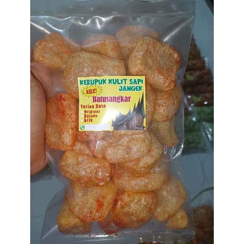 

kerupuk kulit sapi rasa balado