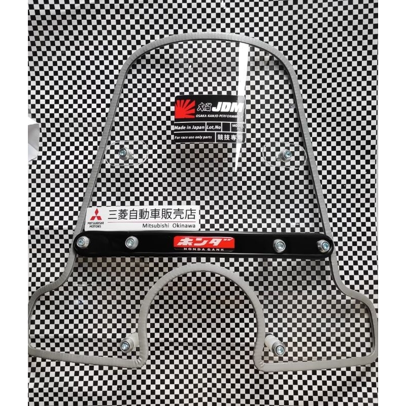 windshield honda C70 type high windshield supercub windshield bebek jadul