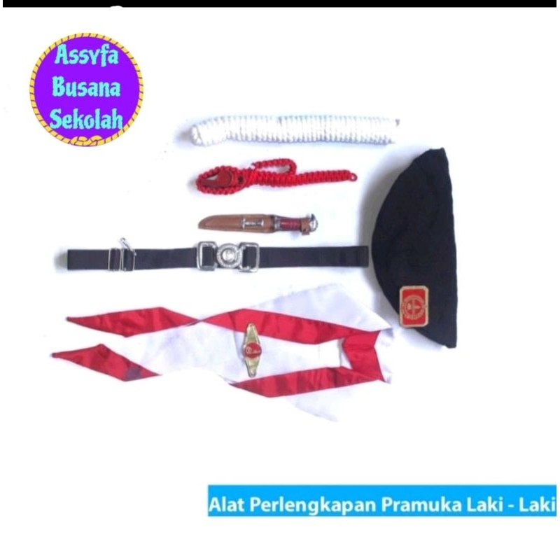 Alat Perlengkapan Pramuka Laki laki Aksesoris Pramuka Laki/Cowo