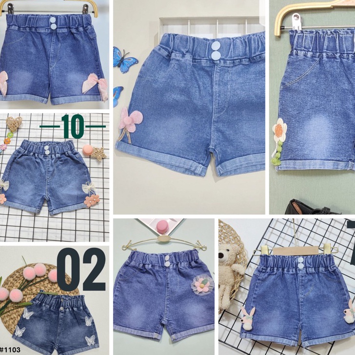 Pesan sekarang pengalaman belanja tak terlupakan Celana Pendek Anak Perempuan Cewek Jeans Lucu Trend