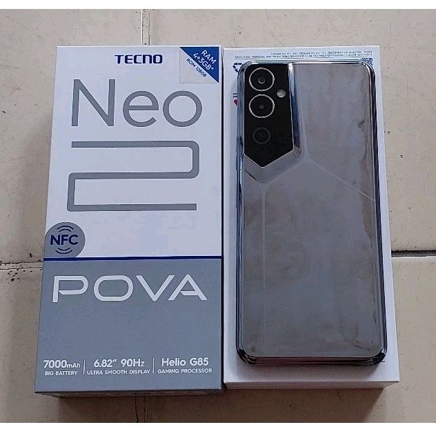 TECNO POVA NEO 2 4/128 SECOND MULUS FULLSET ACC LENGKAP ORIGINAL