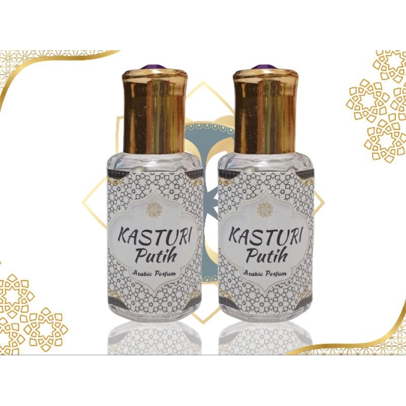 Parfum Kasturi Putih Minyak Wangi Sholat Non Alkohol Farfum Arab Pria Dan Wanita 35ml