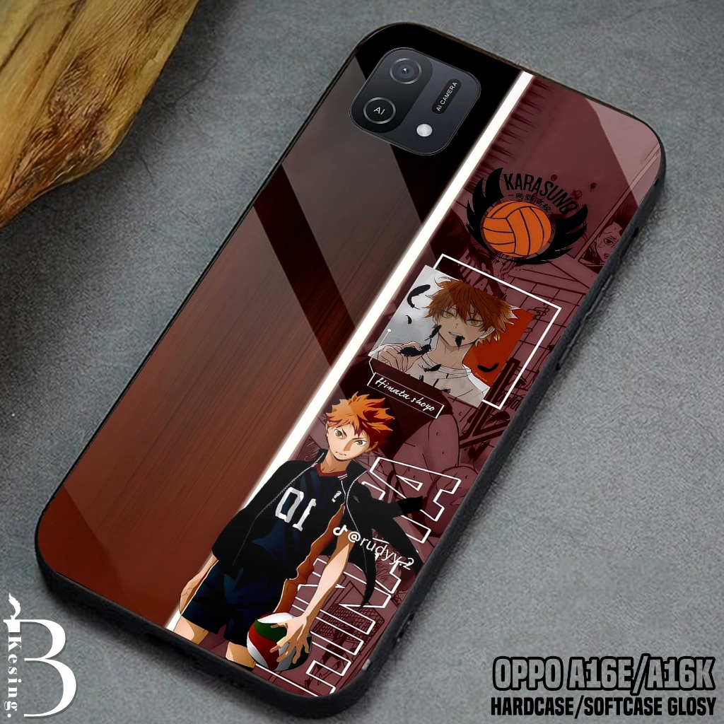 Case OPPO A16E / OPPO A16K - Casing OPPO A16E / OPPO A16K Motif Haikyu Terbaru - Silikon Hp OPPO A16