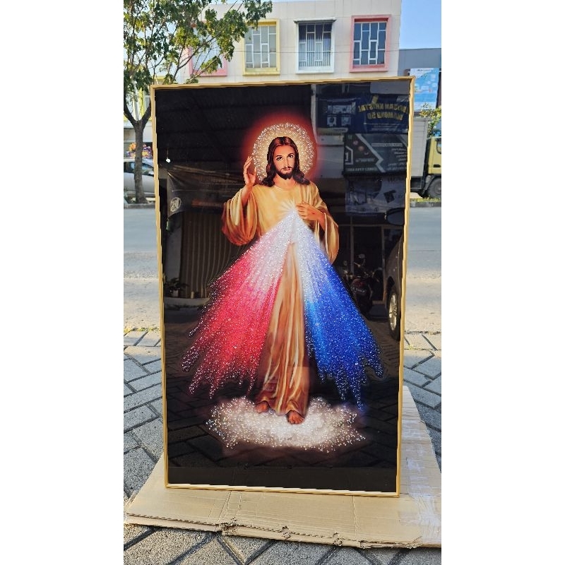 Lukisan Porcelain diamond 5d / lukisan Tuhan Yesus