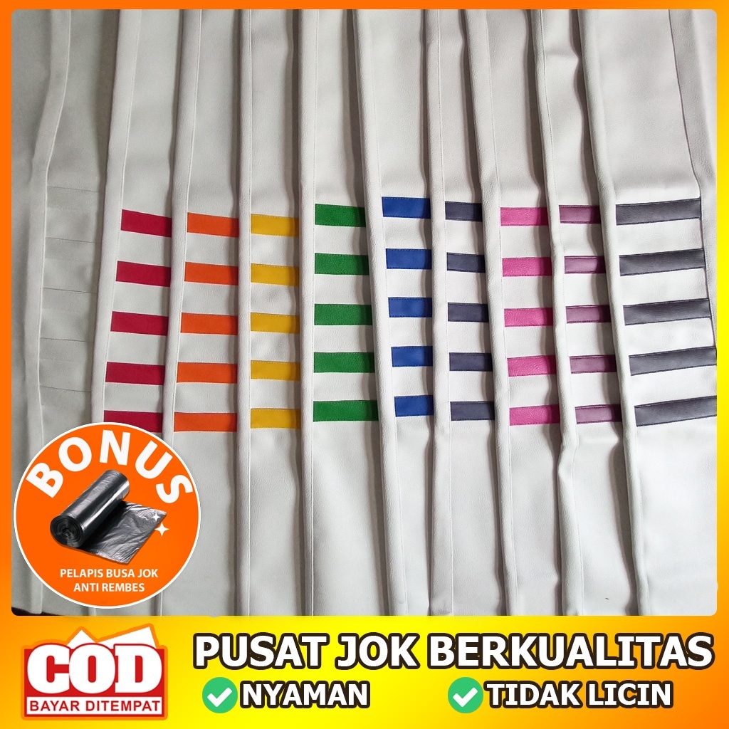 SARUNG JOK CRF 150L PUTIH PREMIUM Kulit jok motor klx cover jok motor crf kulit jok motor variasi tr