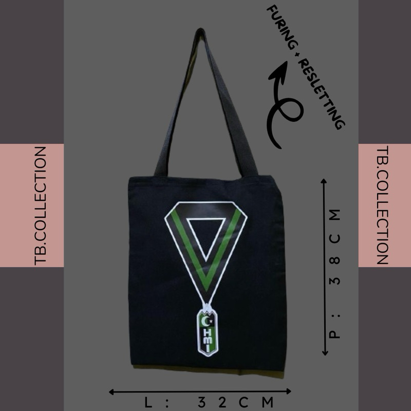 tote bag / tas kanvas premium / tas custom / hmi / totebag polyester