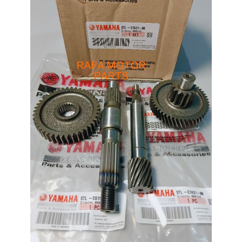 Gigi Rasio Set 5TL Gear Rasio Mio Sporty Mio Smile Mio Soul Karbu Fino Karbu ORI