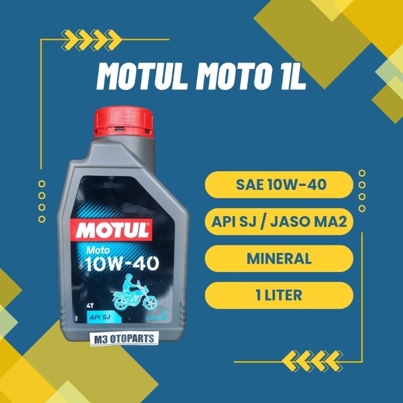Motul Moto 4T 10W/40 | 1 Liter - Oli Motor Sport
