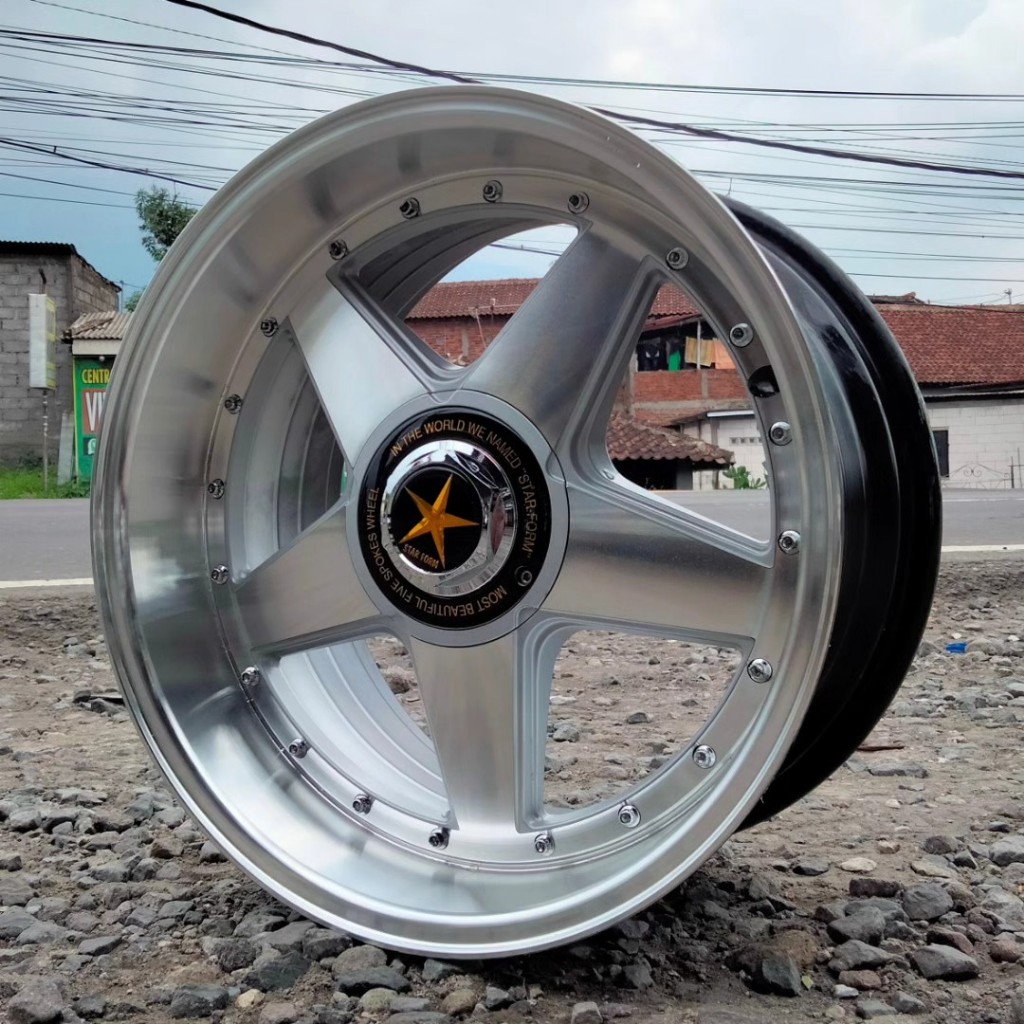 velg mobil ring 17 celong lebar 75/9 velg starform jazz,mobilio,avanza