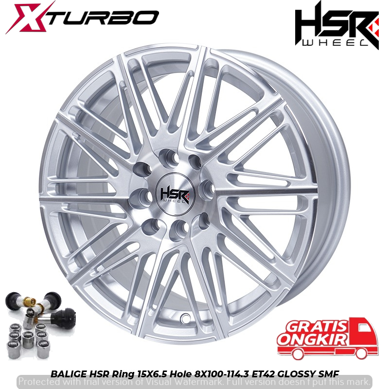 Velg Variasi HSR Ring 15 Doble Pcd 4X100-4X114.3 Cock Untuk Avanza Xenia Confero Agya Sirion Sigra J