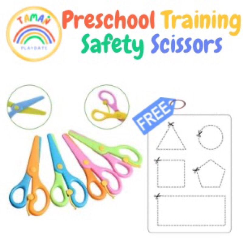 

Alat Edukasi Anak Gunting Aman Free Cutting Card PreSchool Training