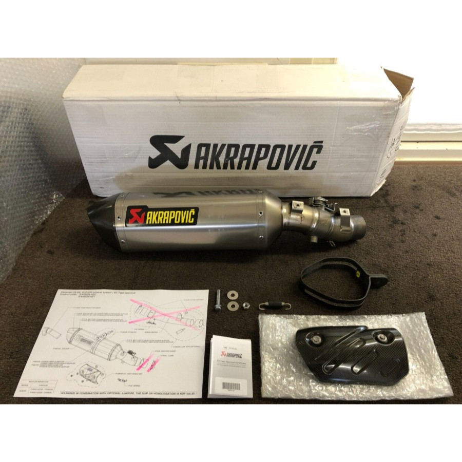 akrapovic exhaust hexagonal kawasaki zx6r 636 2009 - 2018