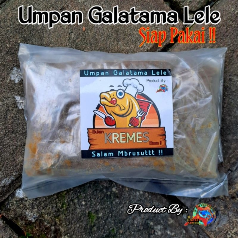 umpan galatama lele BUKAN KREMES BIASA 300g - GENTAK PANCING