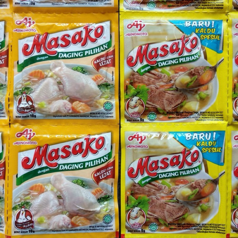 

paket Masako ayam dan sapi