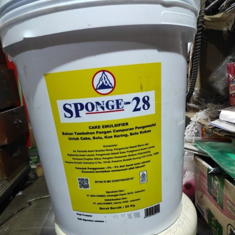 

Sponge-28 Cake Emulsifier Kemasan Repak 50 gram/ 100 gram