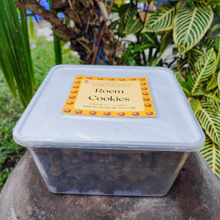 

KUE MAWAR SEMPRIT COKLAT 1050 GRAM 1,05 KG BIKIN NAGIH CAMILAN MANIS LEBARAN ASLI ENAK MURAH