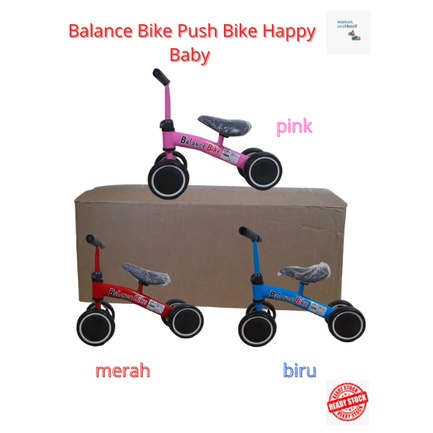 Sepeda anak Balance Bike Push Bike Happy Baby
