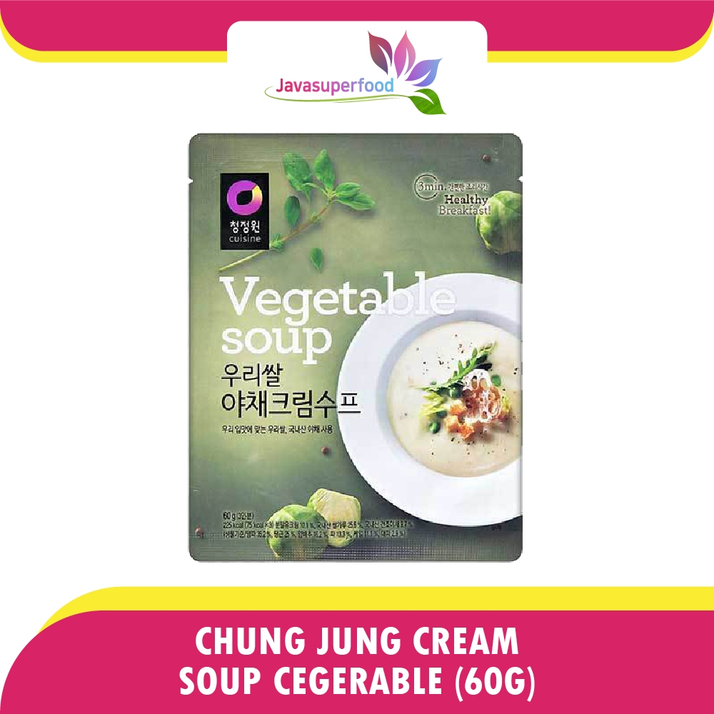 

Chung Jung One Vegetable Soup Sup Krim Instan Sayuran 60gr