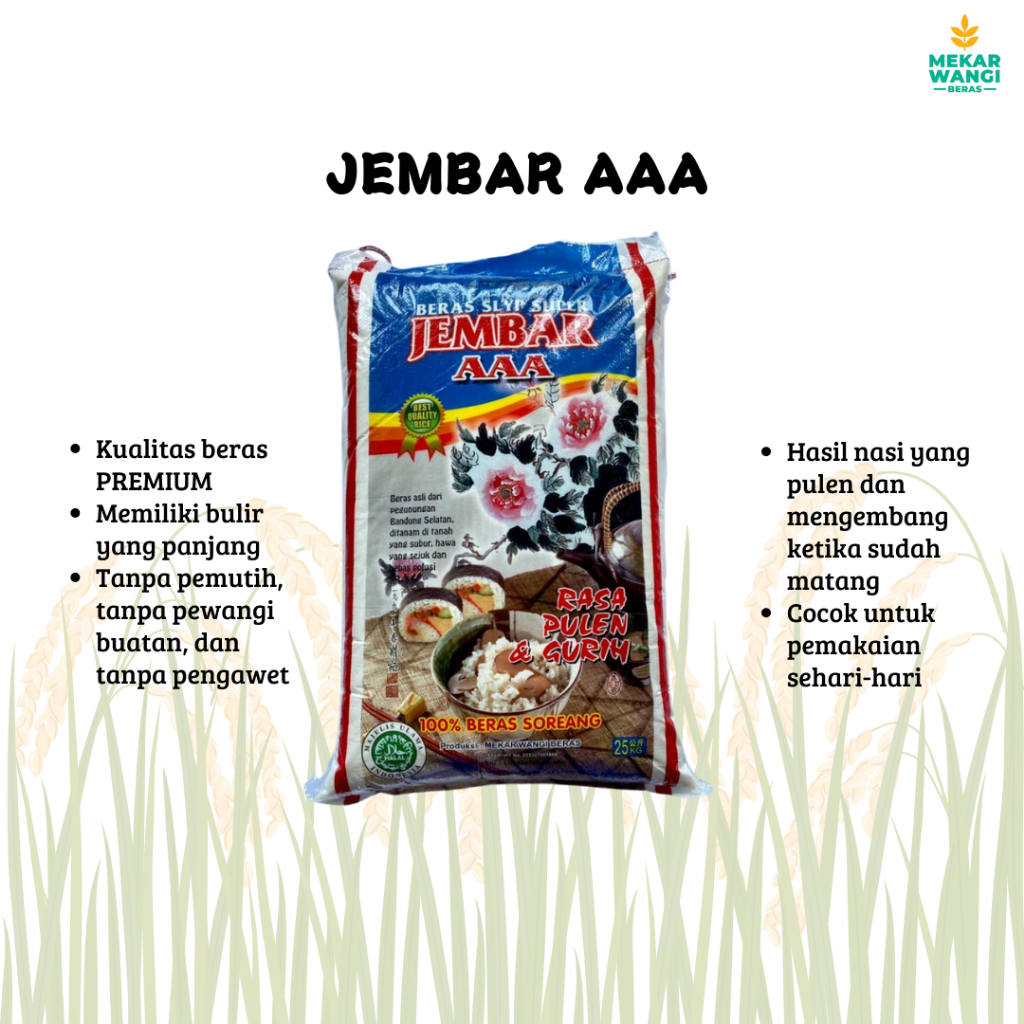 

BERAS JEMBAR AAA 25kg