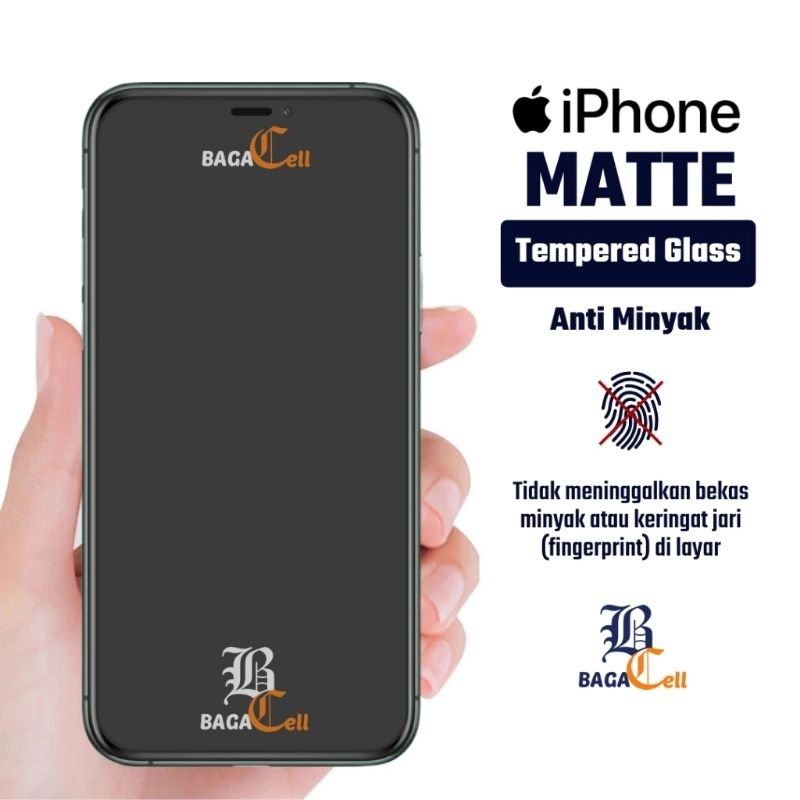 Matte Glass Full Layar iPhone ‌12 Pro Max 12 5.4 12 6.1 12 6.7 13 13 Pro 13 Mini 13 Pro Max 13 5.4 1