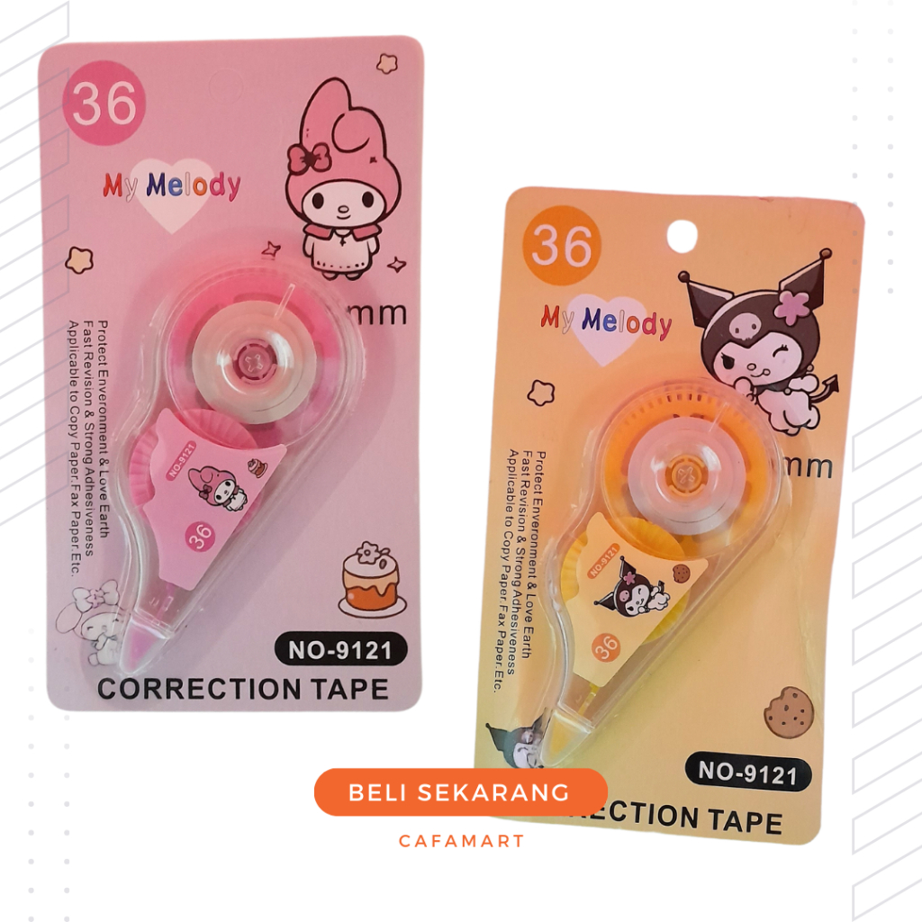 

Correction Tape Karakter Kartun Sanrio Warna Random