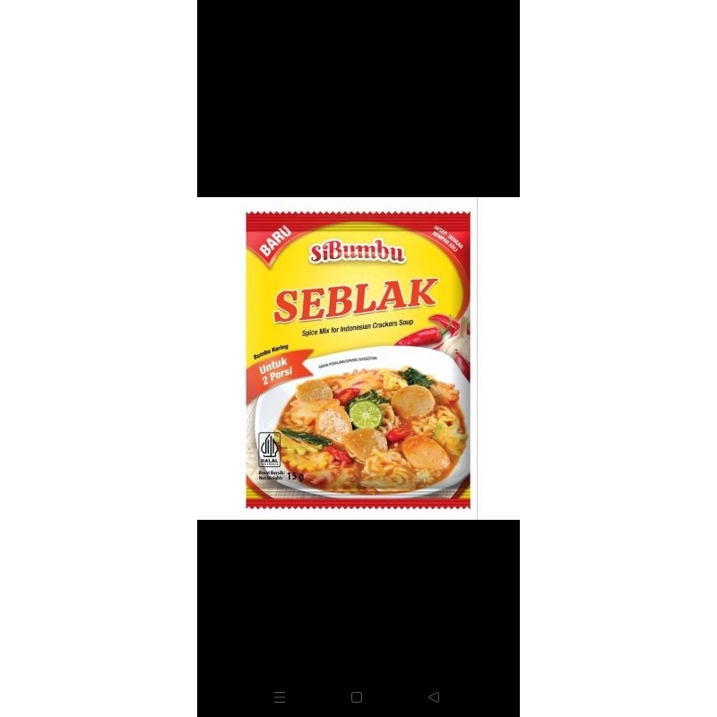 

SiBumbu - Bumbu Seblak Instan - 15 gram