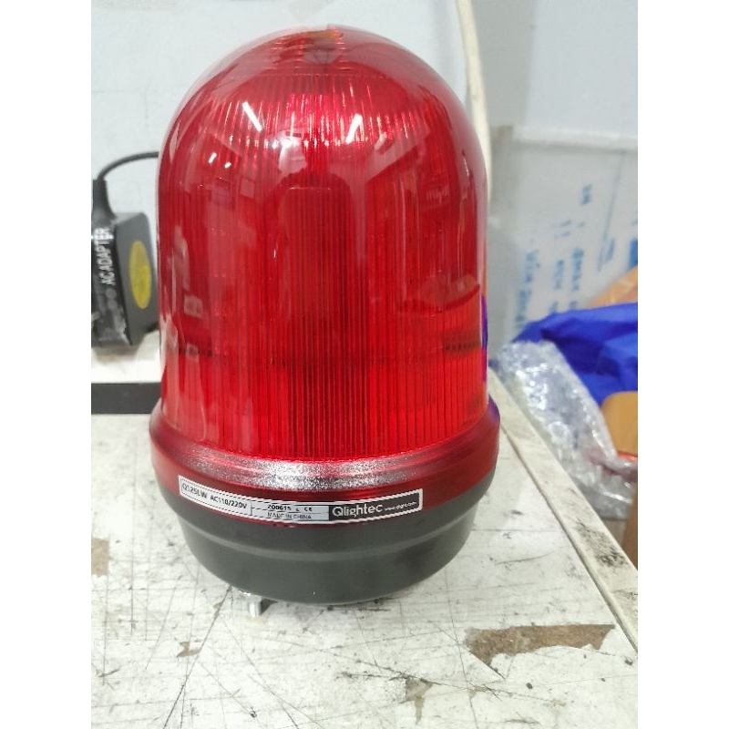Qlight Q125LW-110~220-R LED Steady/Flashing Signal Light