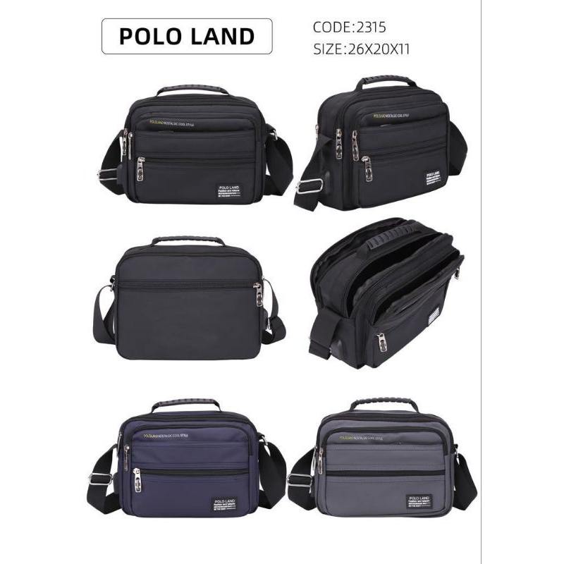 tas selempang polo land