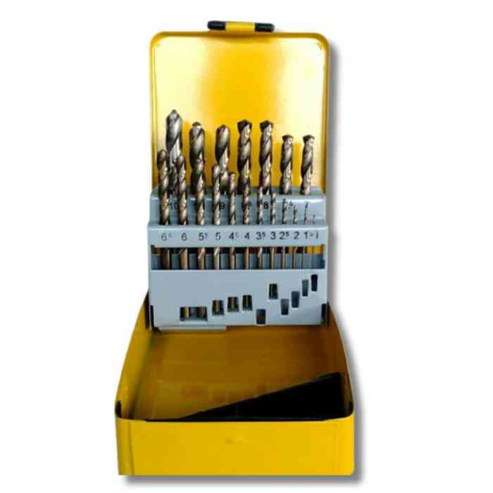 YAIWA BOR SET 19 PCS (1mm-10mm)