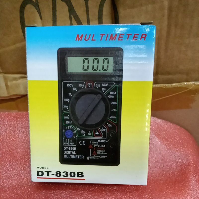 Multimeter Digital DT830B Tester DT-830 B Avometer DT-830B