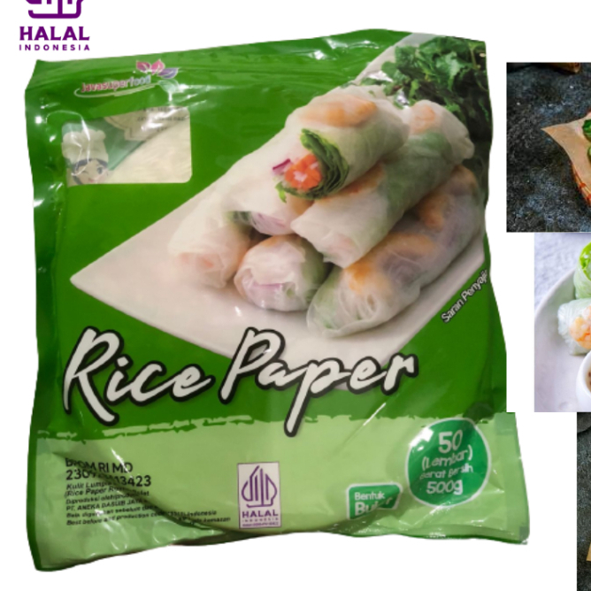 

(HALAL) JSF RICE PAPER BULAT 400GR ISI 40 LEMBAR