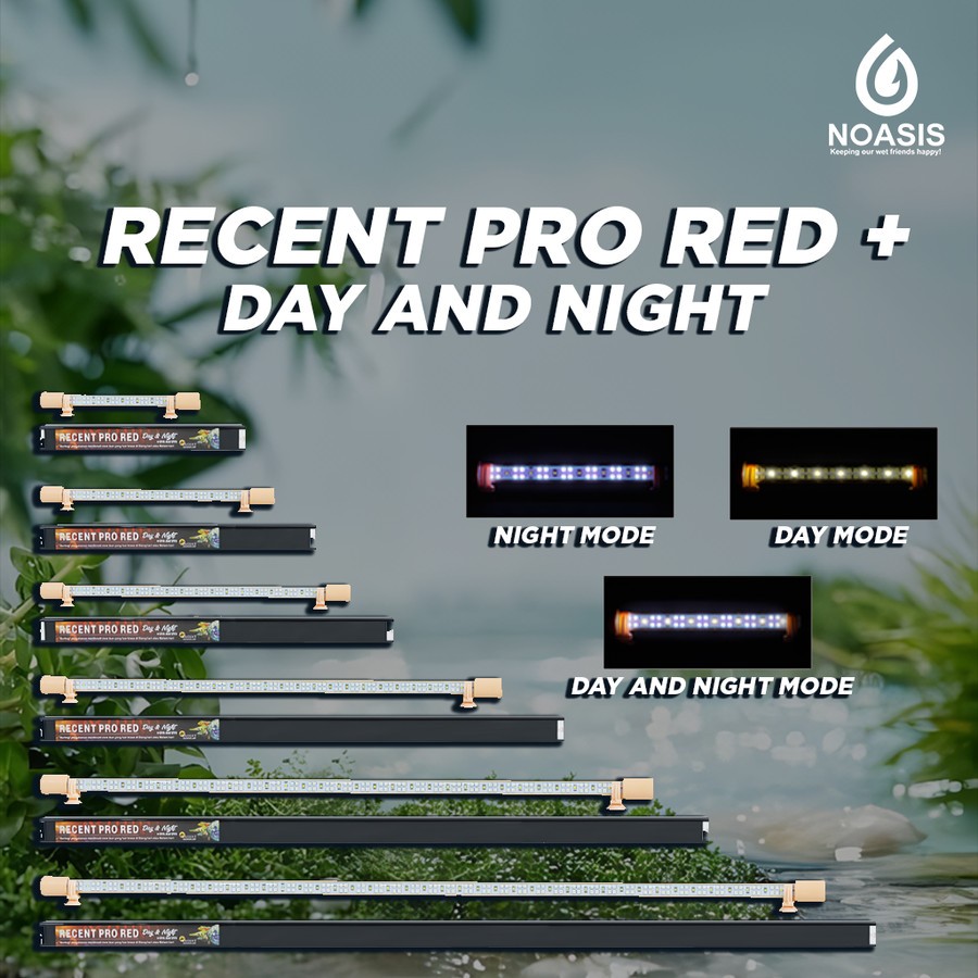 RECENT Pro Red Day And Night Lampu LED UV A UV B View Plus