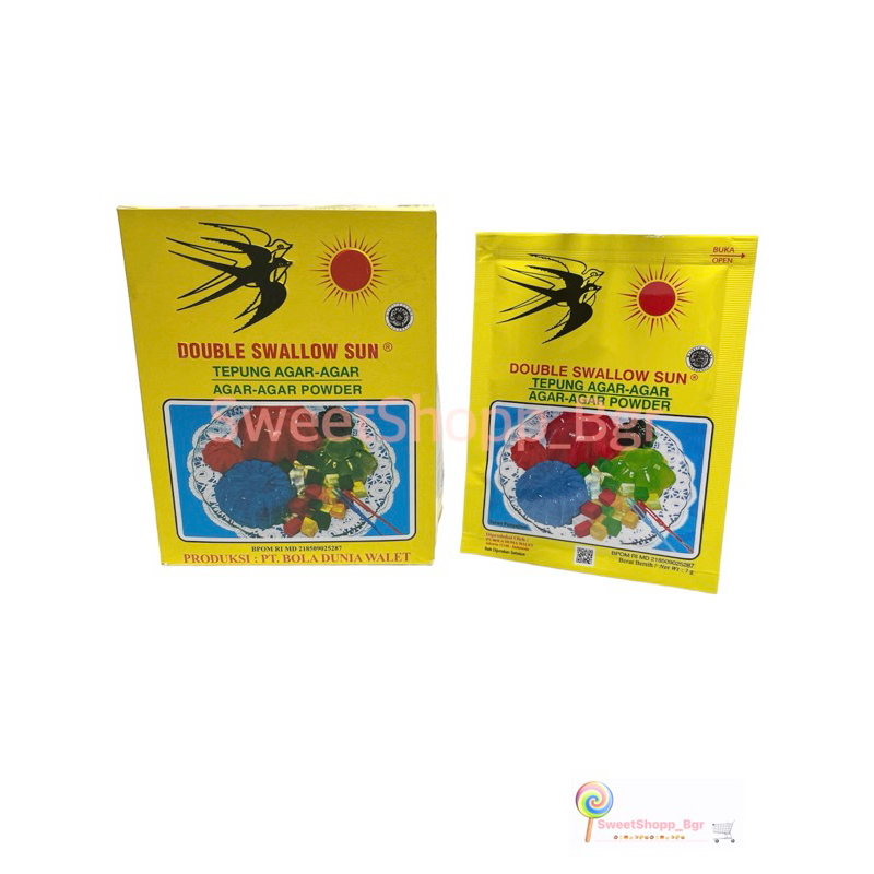 

Agar-Agar Double Swallow Sun All Variant 1 Box