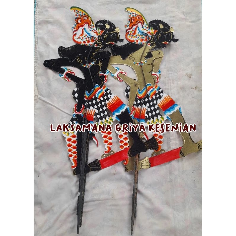 Wayang Brotoseno / wayang werkudara muda / wayang kertas brotoseno