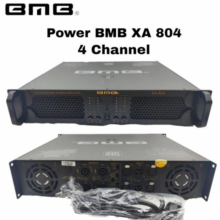 POWER AMPLIFIER BMB XA 804 / XA804 4 CHANNEL ORIGINAL BMB