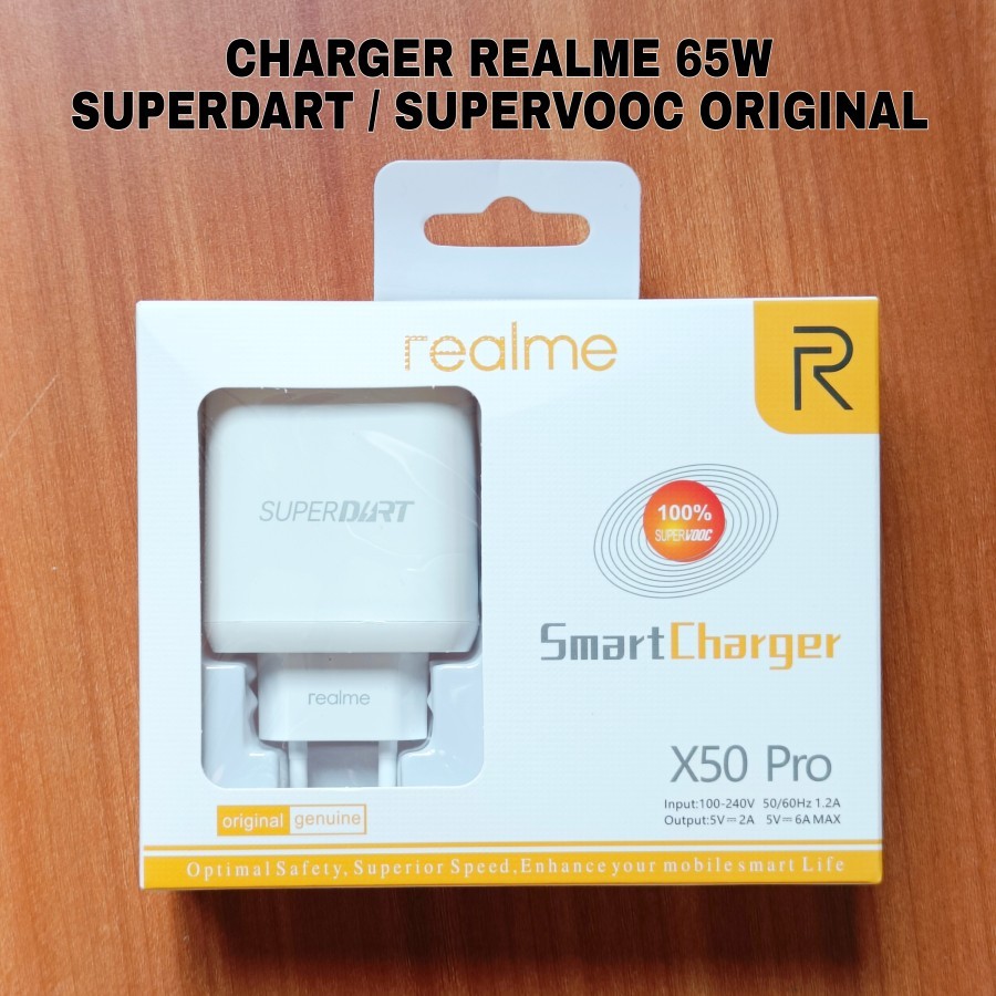 Charger Realme SuperDart 65W USB Type C ORIGINAL