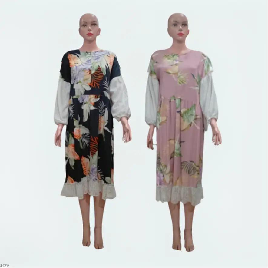 ATASAN WANITA TUNIK MOTIF BUNGA TERBARU