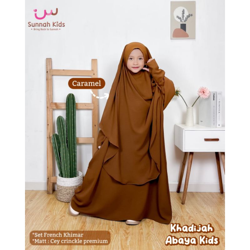 KHADIJAH GAMIS ANAK SET FRENCH KHIMAR | SUNNAH KIDS4