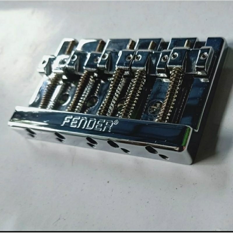 2nd Bridge Fender 5 String Badass High Mass Bass Part Original Bekas