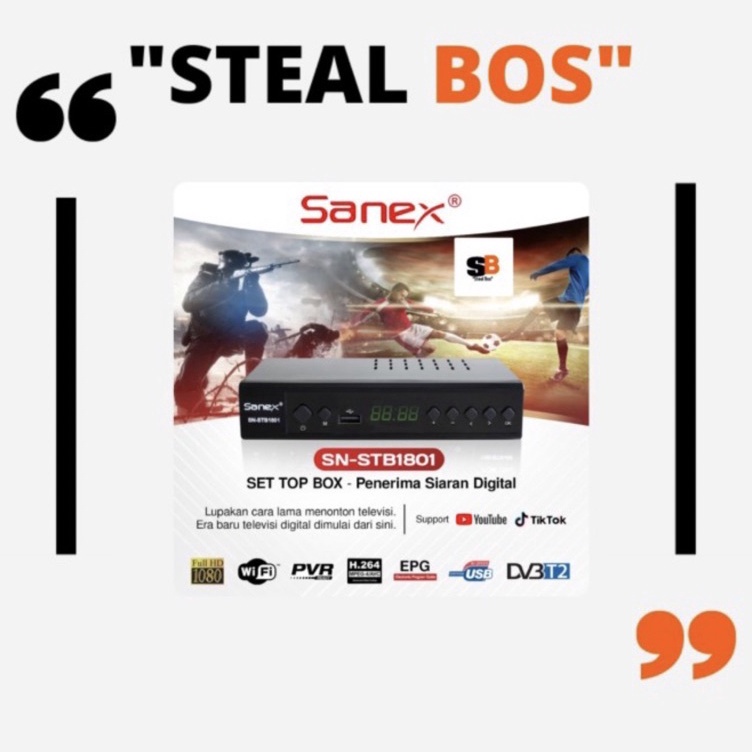 Abs set top box sanex tv digital18 HDset top box sanex SNSTB181
