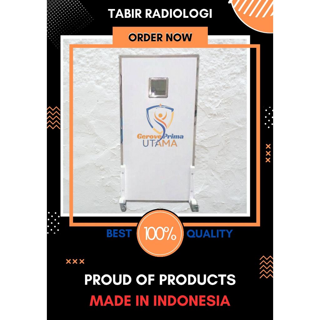 Pintu Anti Radiasi PB / Pintu Xray - Tabir Radiologi - Sekat Radiologi