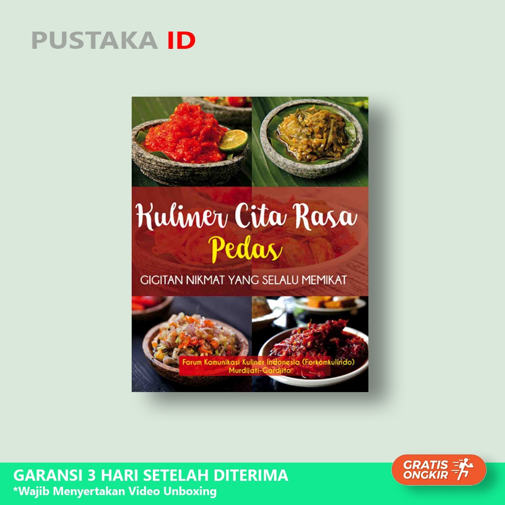Buku Kuliner Cita Rasa Pedas - Original