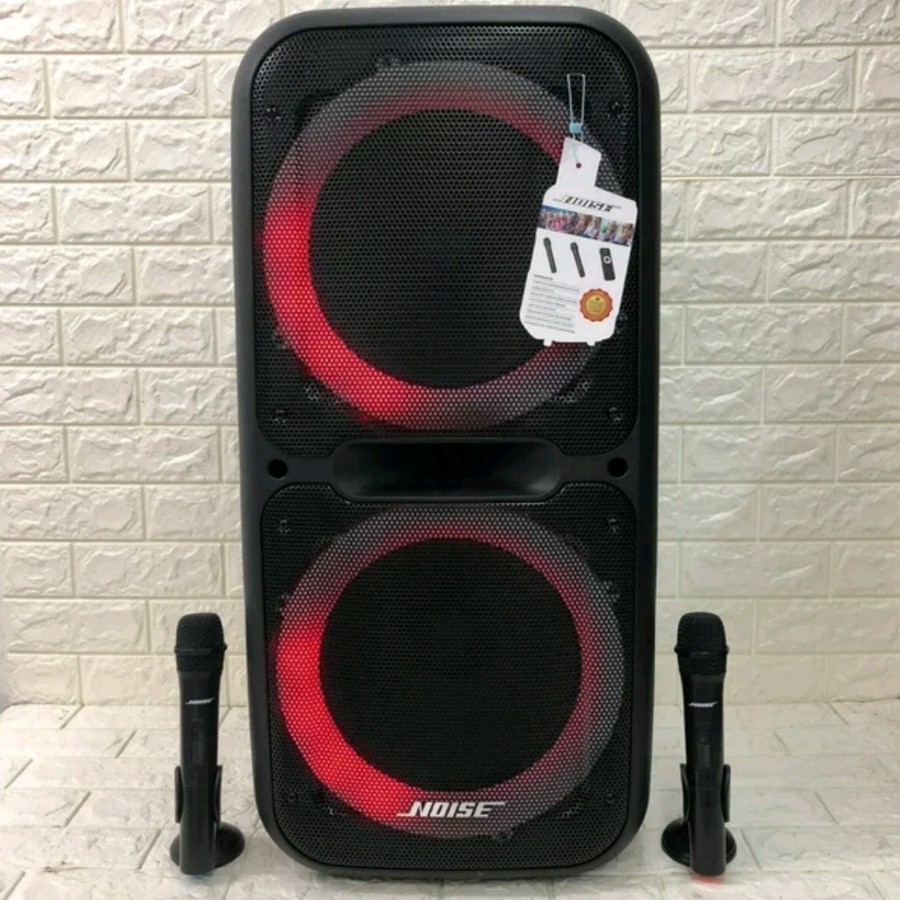 SPEAKER NOISE PORTABLE WIRELESS 899 S / 899S / 899-S 2X12 INCH BLUETOOTH USB RESMI NOISE