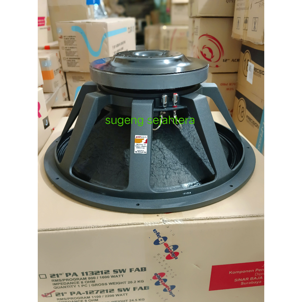 Speaker 21" 127212 SW Fabulous watt 2200 voice coil 5inch
