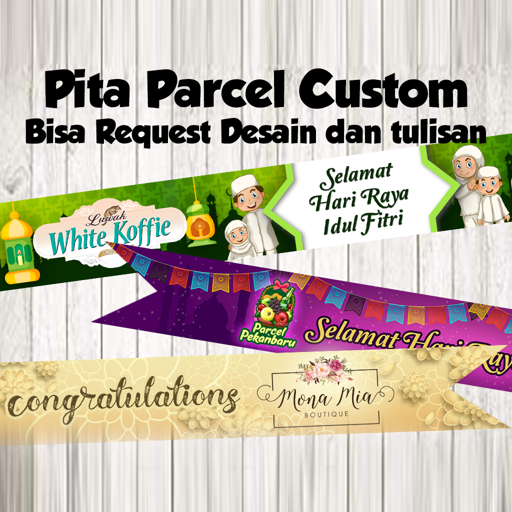 

Label Parcel / Pita Parcel Selamat Hari Raya Idul Fitri Custom Order